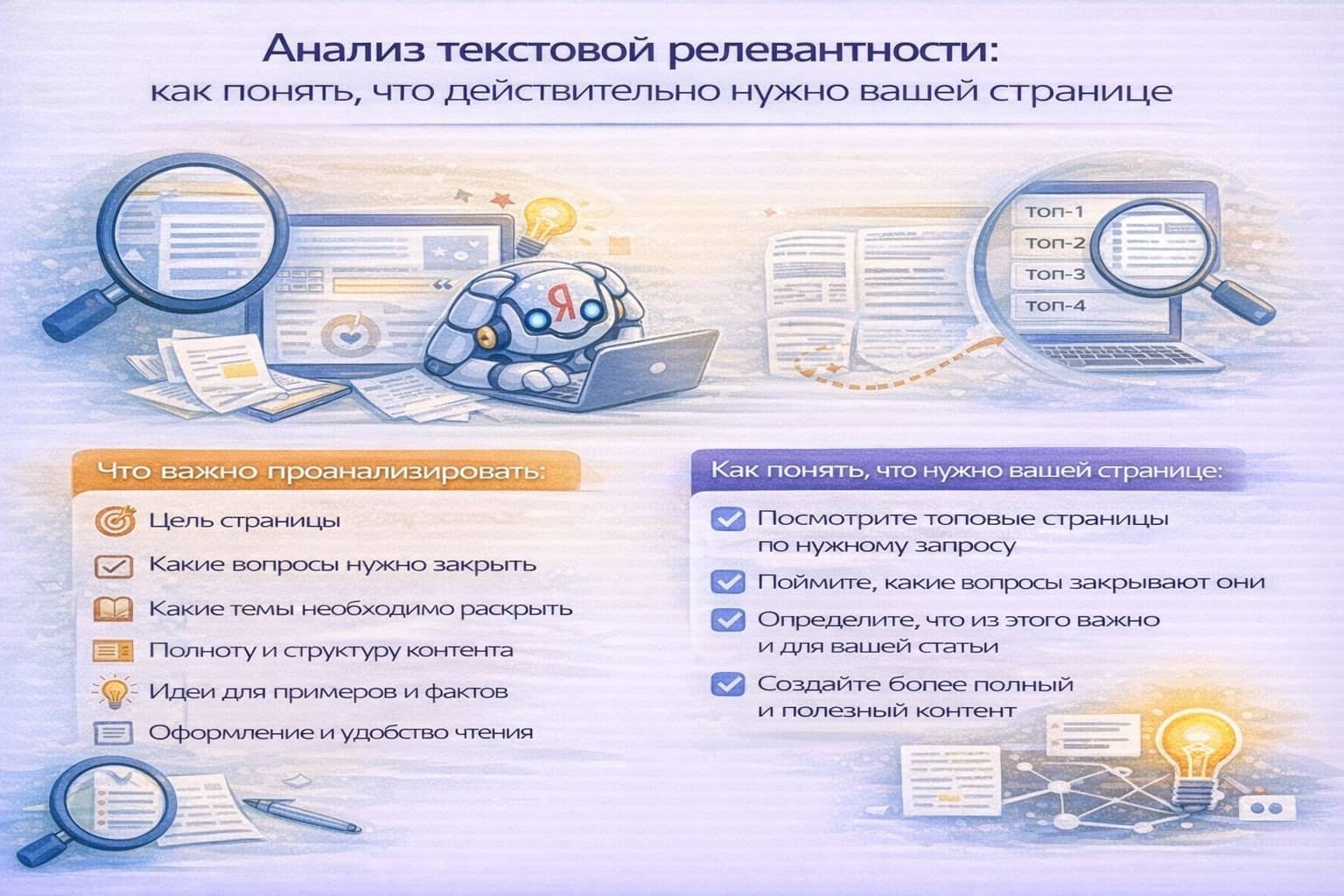 Анализ текстовой релевантности: как понять, что действительно нужно вашему сайту