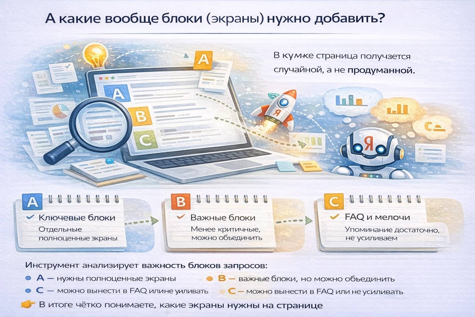 Какие экраны реально нужны на странице (и как это понять)